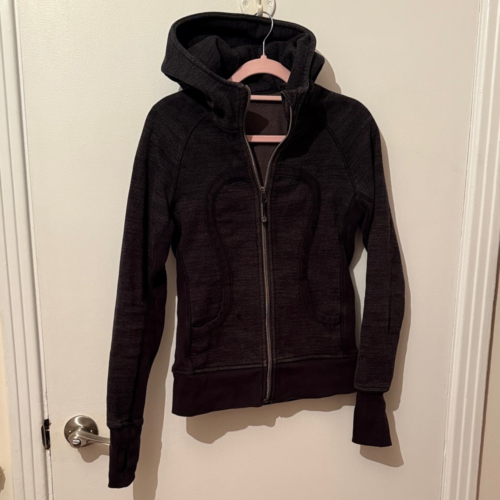 VINTAGE lululemon athletica Black charcoal scuba